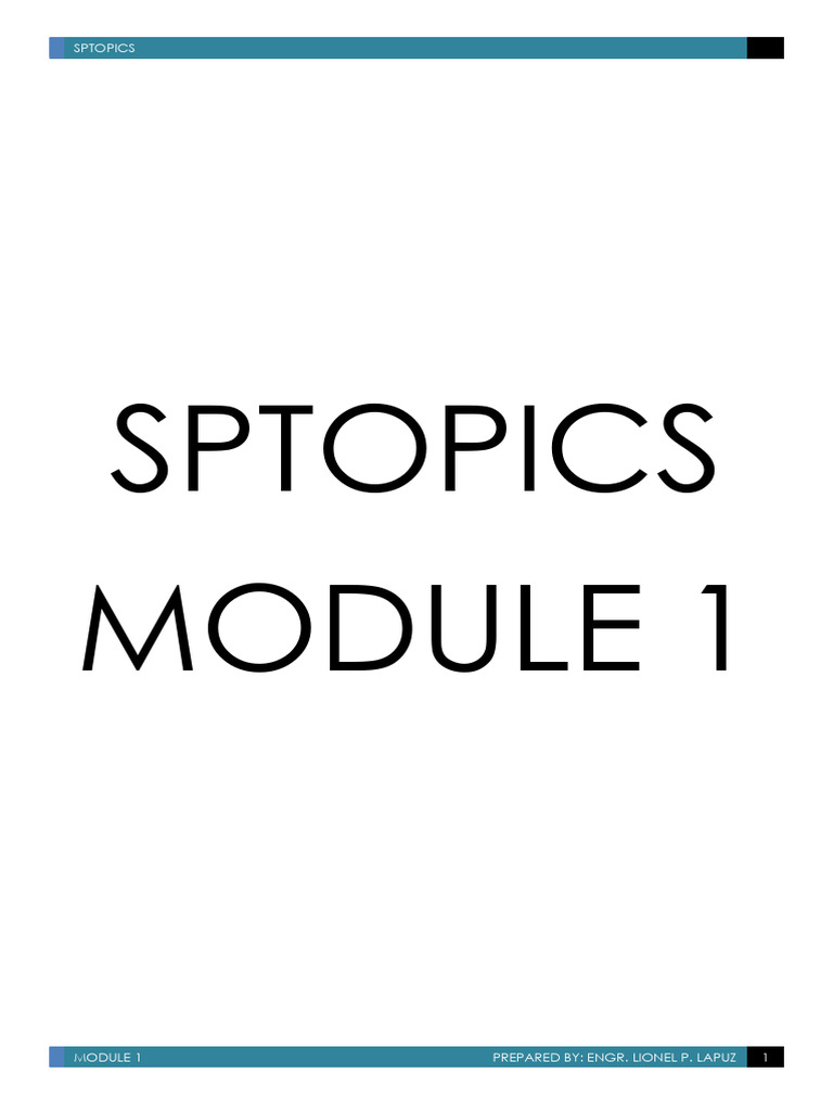 Sptopics Module 1 | PDF | Trigonometry | Geometry