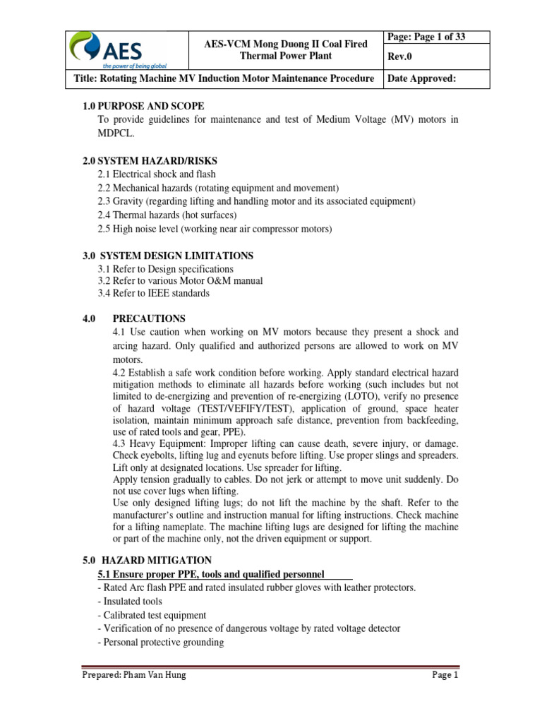 Rotating Machine MV | PDF | Building Insulation | Electrical Resistance ...