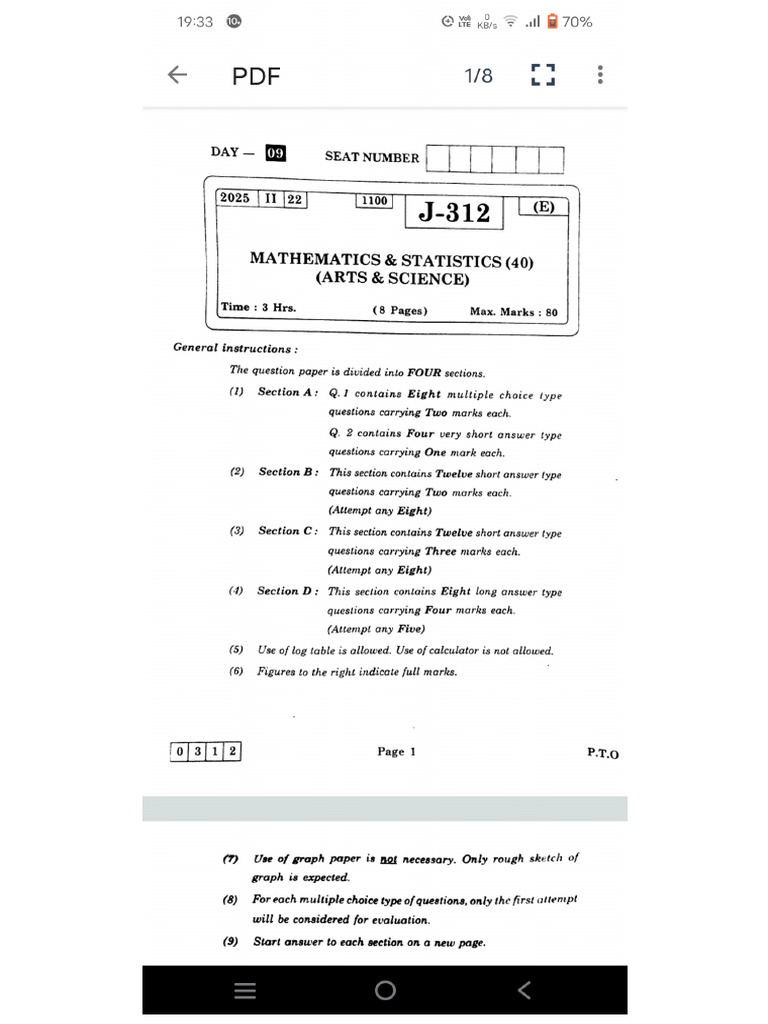 Maths 2025 | PDF