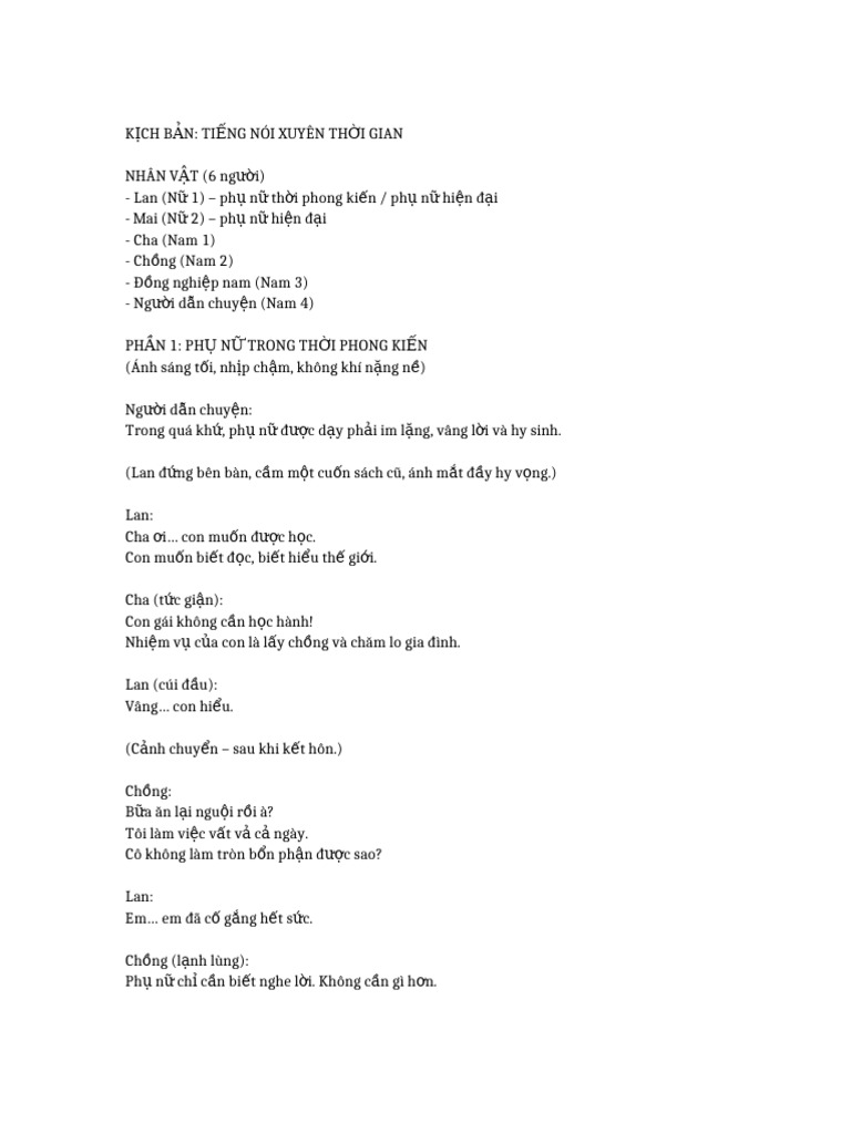 Script Vietnamese Translation | PDF
