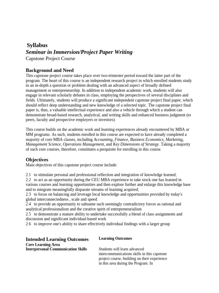 Project StudyImmersion Paper Seminar | PDF