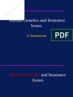 Human Genetis and Insurance Issues