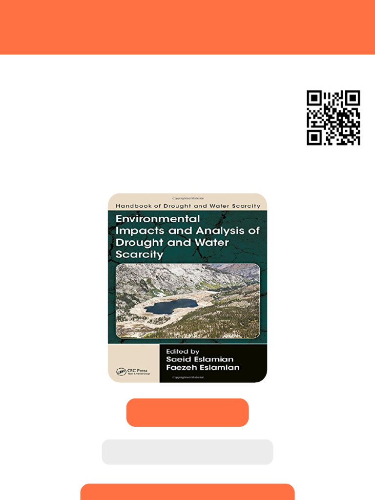 Handbook of Drought and Water Scarcity: Environmental Impacts and ...