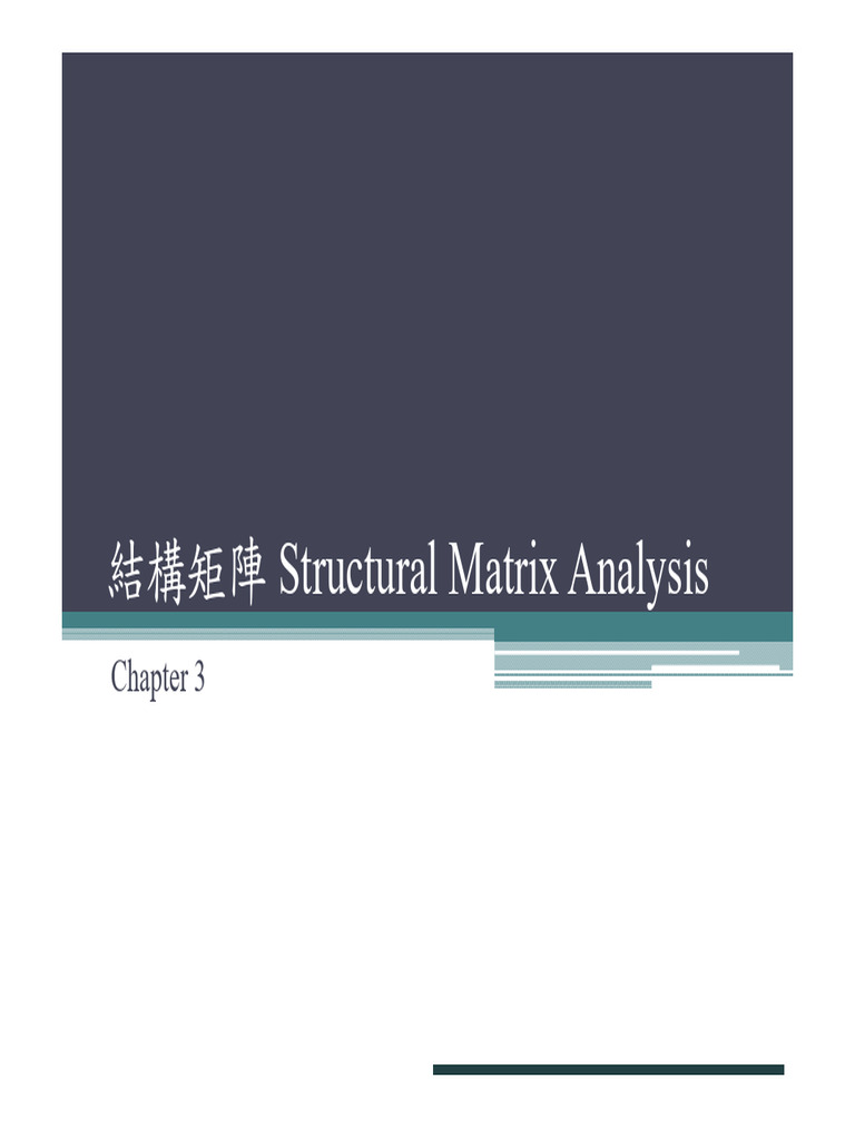 lecture 3 - 矩陣 - 2024 | PDF | Mechanical Engineering | Mechanics