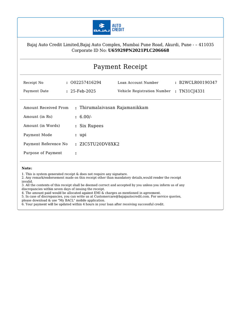 Quick Payment Receipt 25 02 2025 1740491913 | PDF