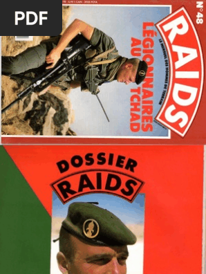 Le 2rei Au Tchad Raids N 48 1990 Majus Legion Etrangere Francais Tchad