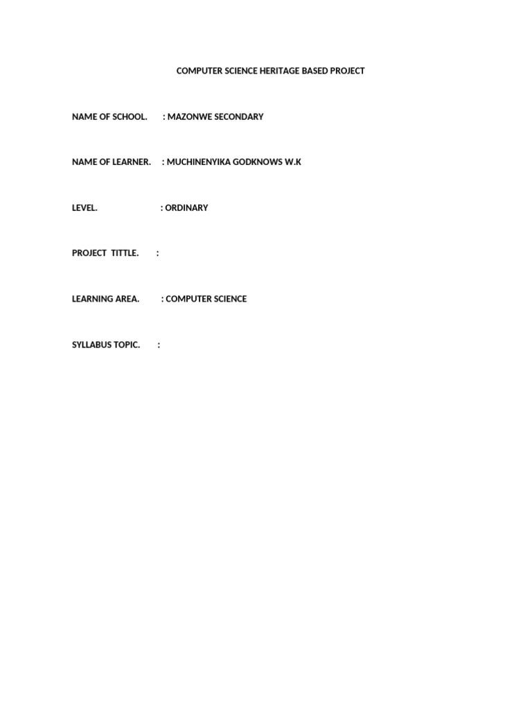Computer Science Project 1-Wps Office | PDF | Databases | Microsoft Access