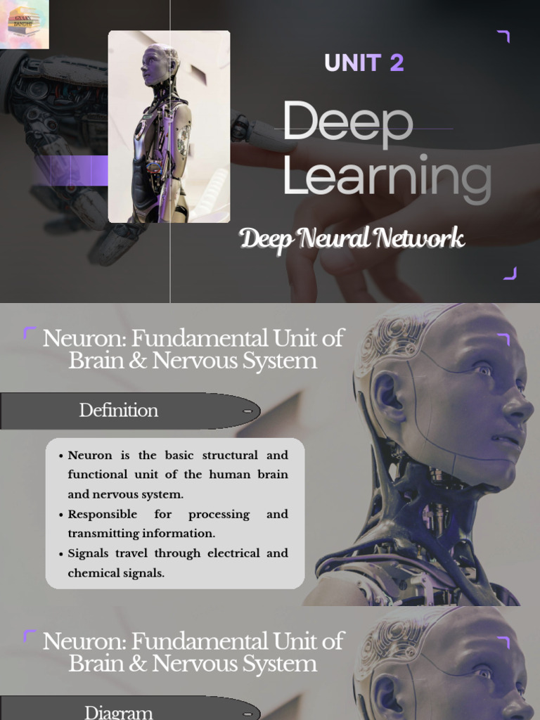 dl unit 2 | PDF | Nervous System | Neuron