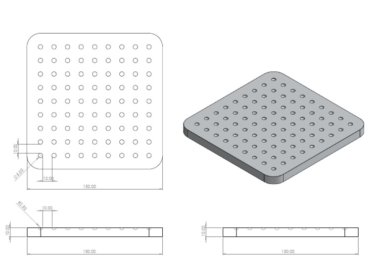 Plat Casting Carbon Pellet Drawing | PDF