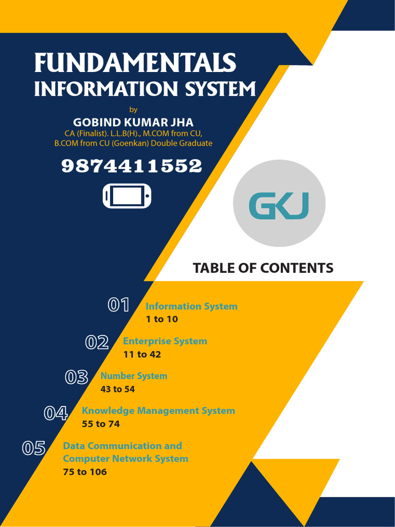 Fundamental Information System Book (23!09!24) | PDF | Enterprise ...