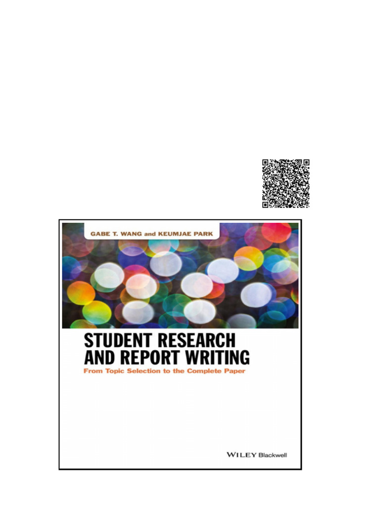 Student Research and Report Writing From Topic Selection To The ...