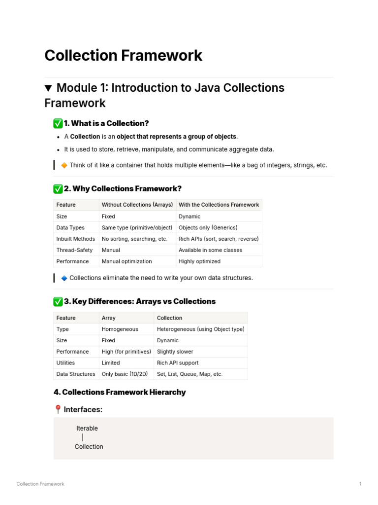 Collections Framework | PDF | Queue (Abstract Data Type) | Computer ...