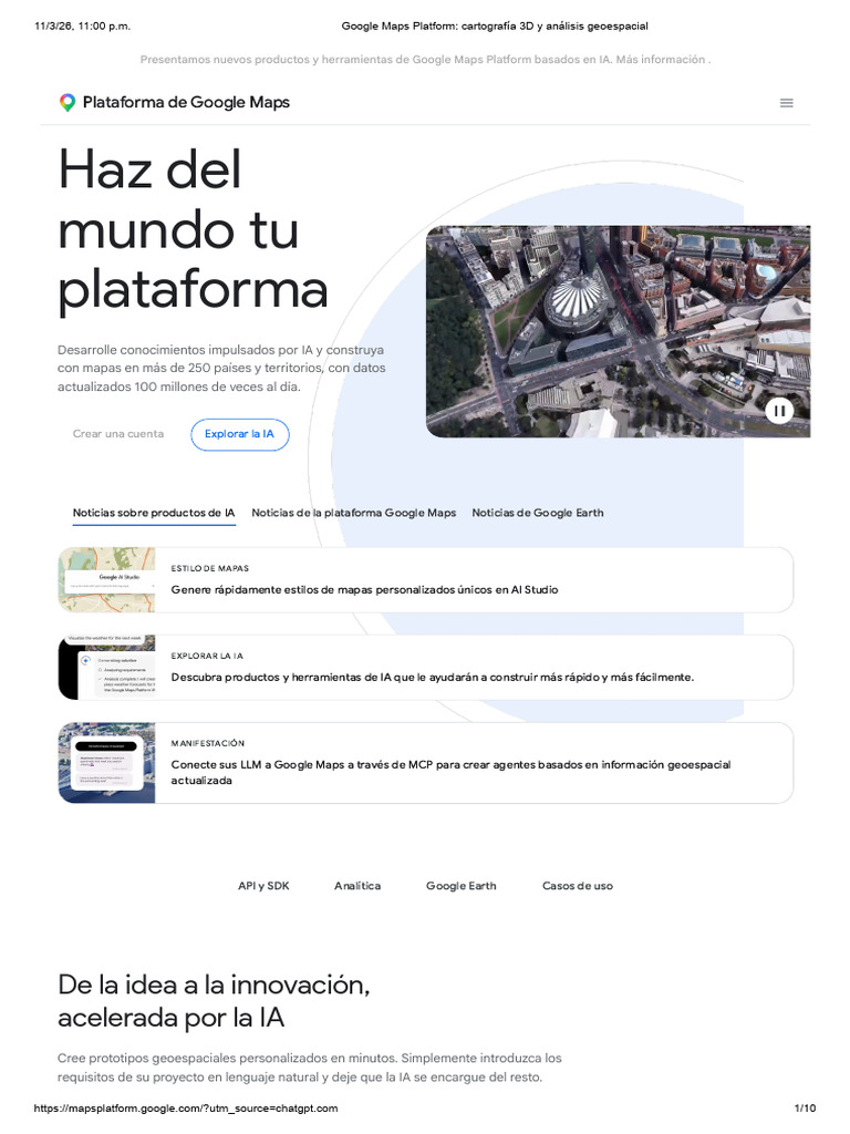 19 Google Maps Platform | PDF | Inteligencia artificial | Inteligencia ...