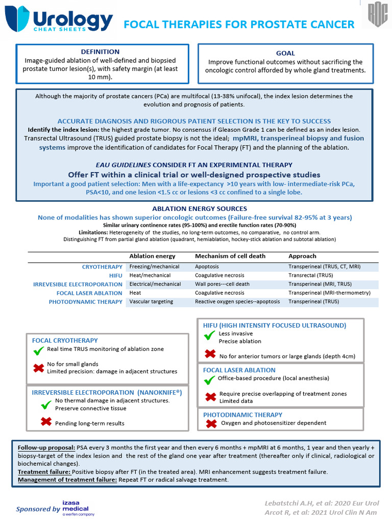 Focal Therapy UCS v2.0 | PDF | Prostate Cancer | Medicine