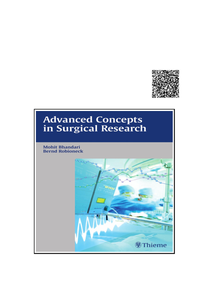Advanced Concepts in Surgical Research | PDF