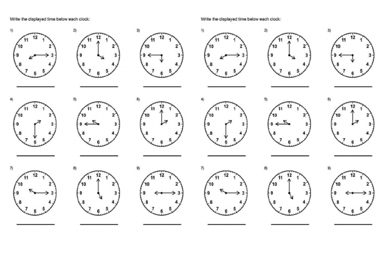 Clock | PDF