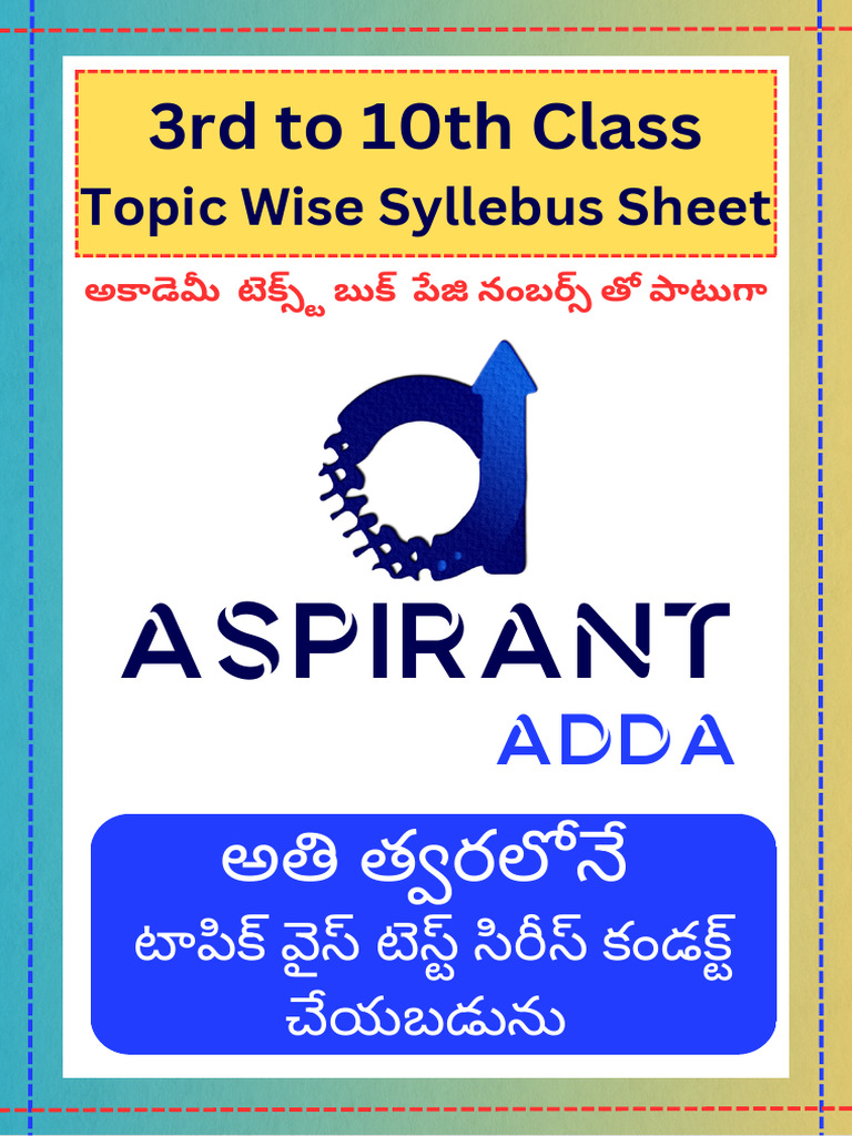 Syllabus Sheet | PDF