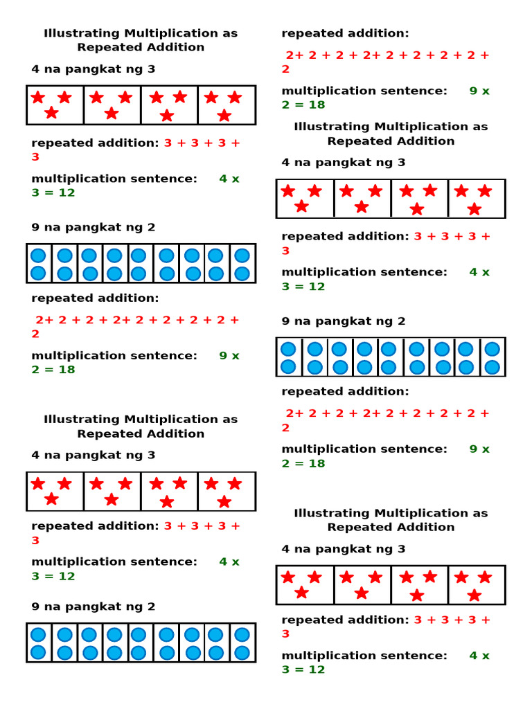 Math Repeated Addition | PDF | Chess Theory | Chess