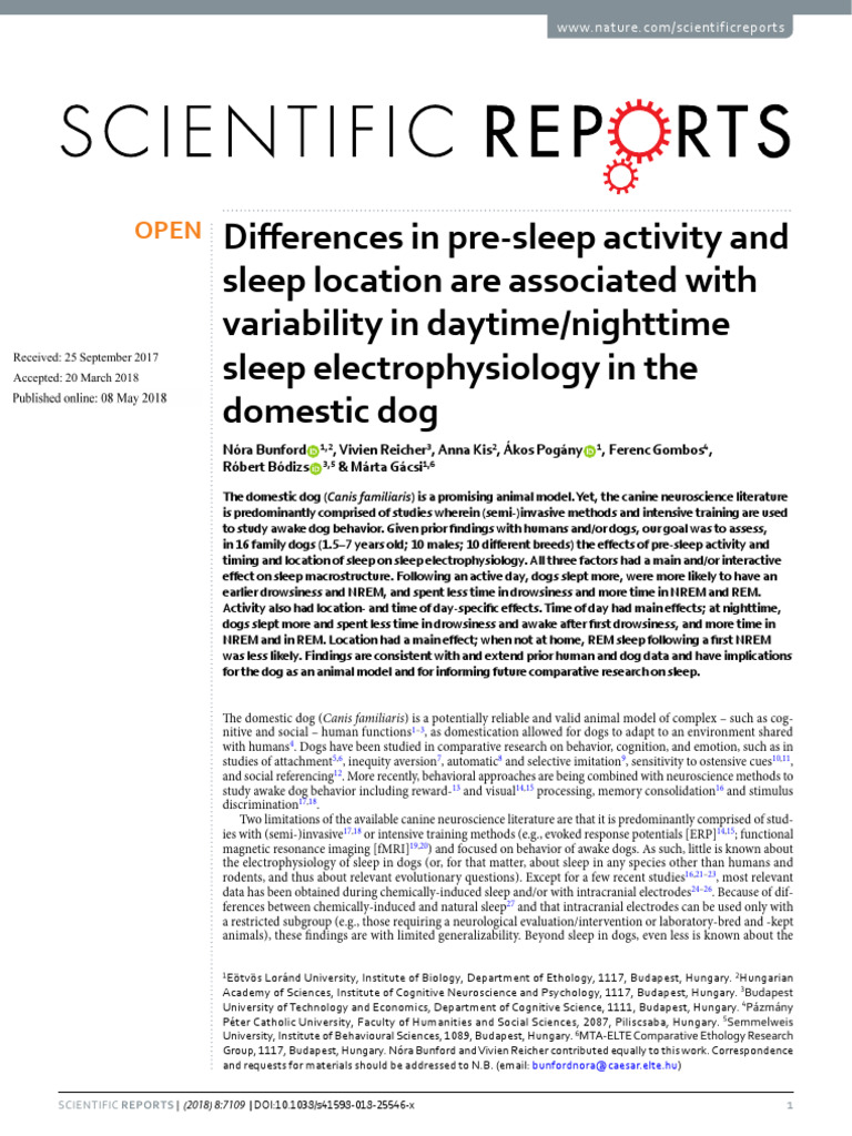 s41598-018-25546-x | PDF | Sleep | Rapid Eye Movement Sleep