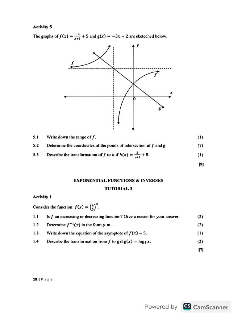 Exponential Graphs | PDF