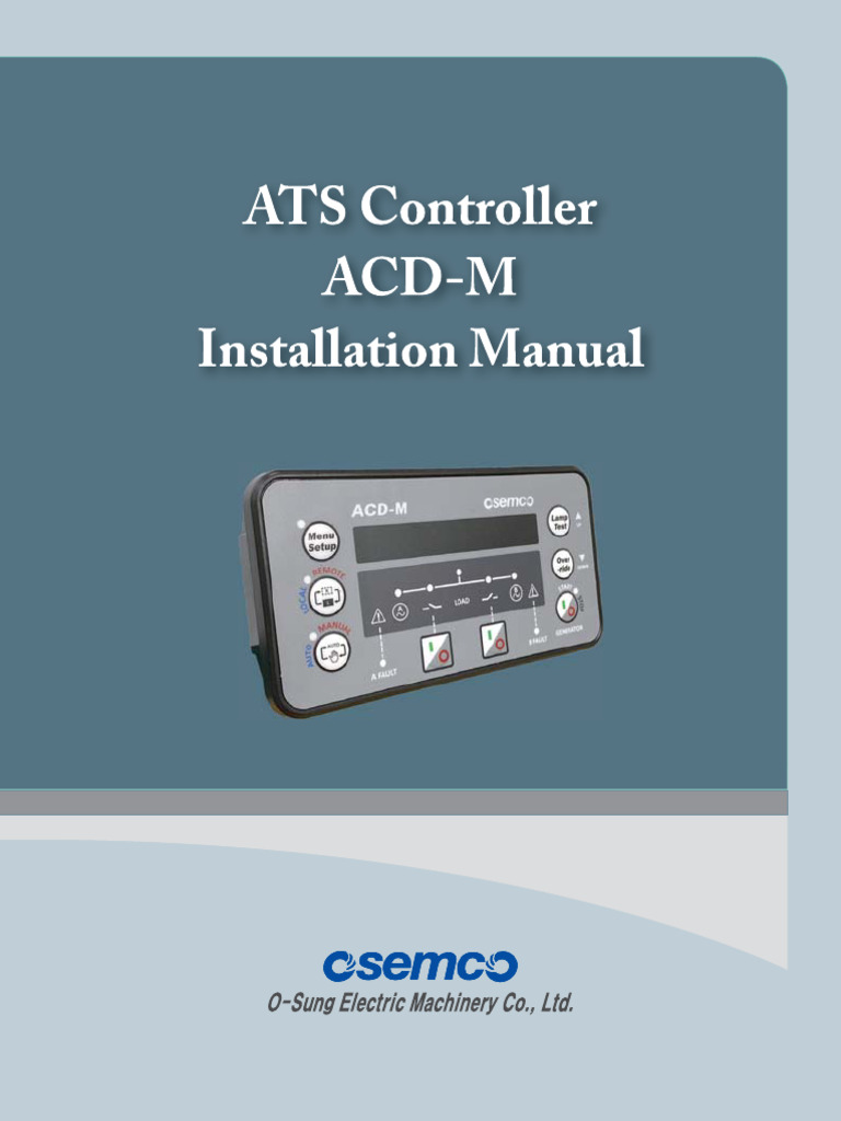 ACD-M Installation Manual Rev202307-01-Eng | PDF