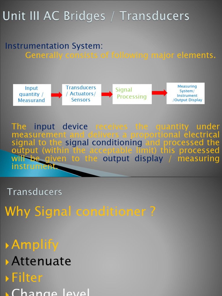 Unit III AC Bridges II | PDF