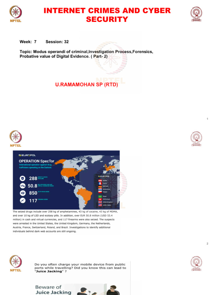Week-7-Lecture-32-Modus Operandi of Criminal, Investigation Process ...