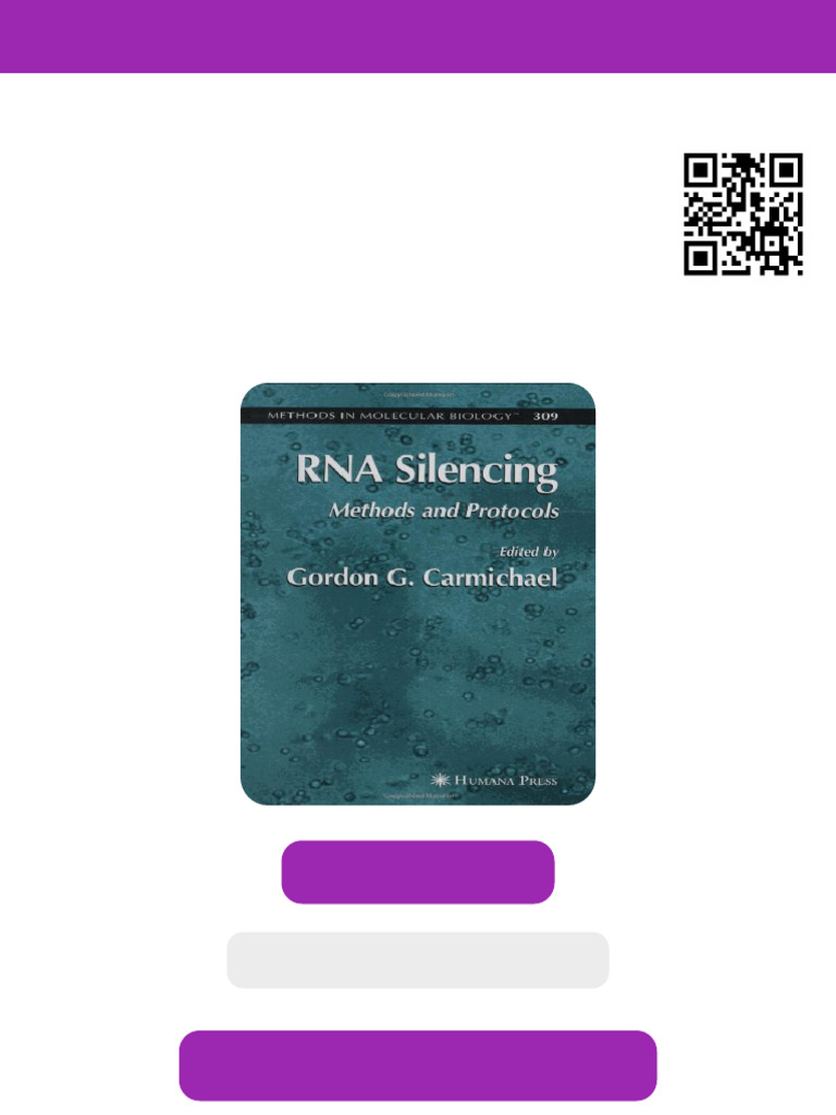 RNA Silencing Methods and Protocols 1st Edition Mikiko C. Siomi ebook ...