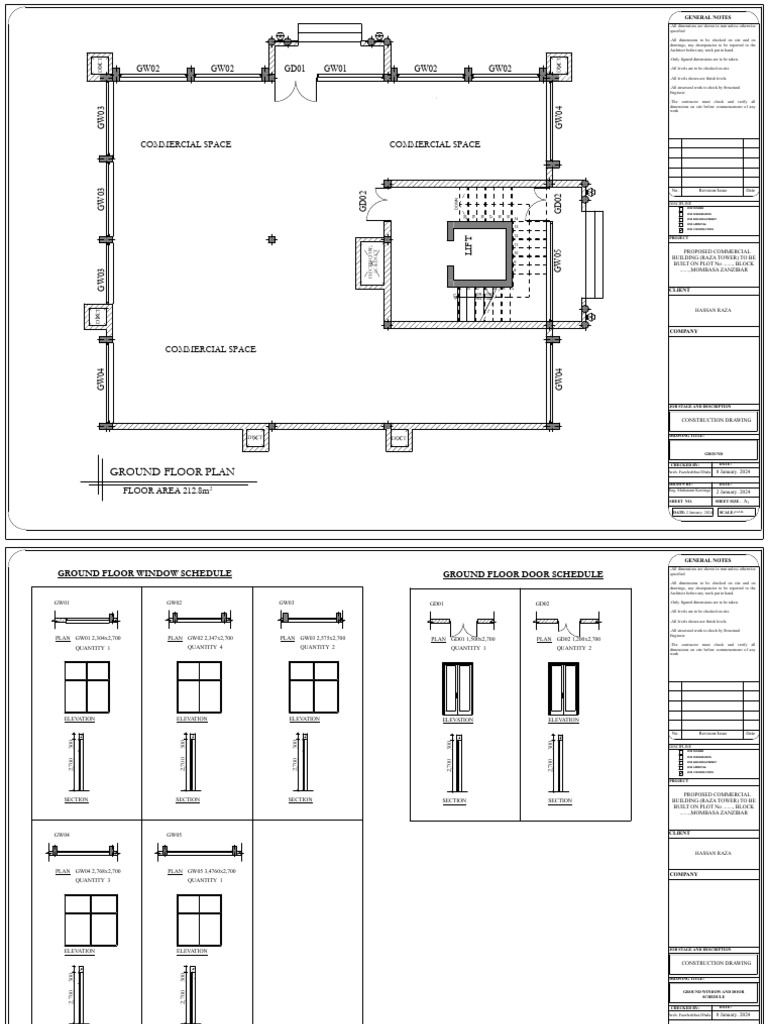 Door & Window Schedule | PDF | Engineering | Architectural Communication