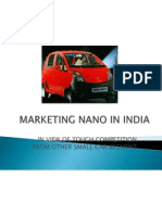 Marketing Nano in India