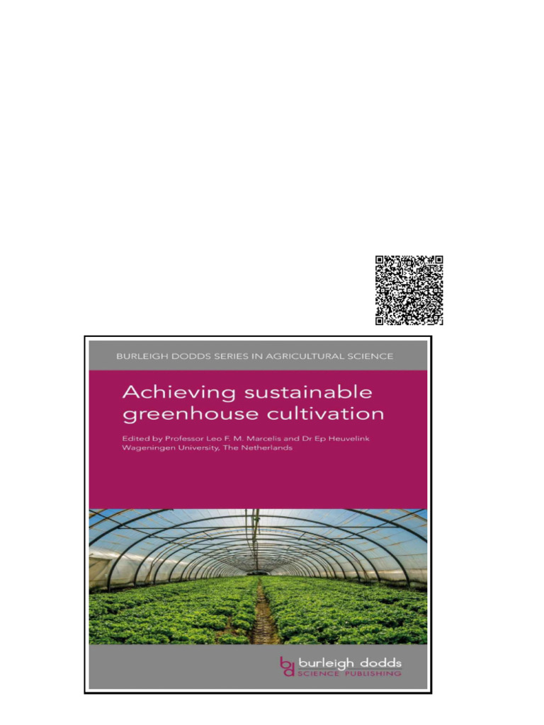 Achieving sustainable greenhouse cultivation (Burleigh Dodds Series in ...