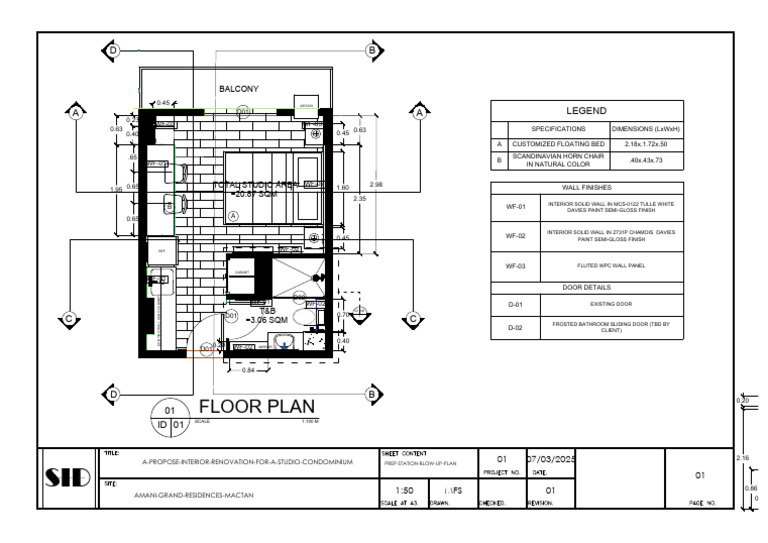 Condo Floor Plan 01 | PDF | Architectural Elements | Building Engineering