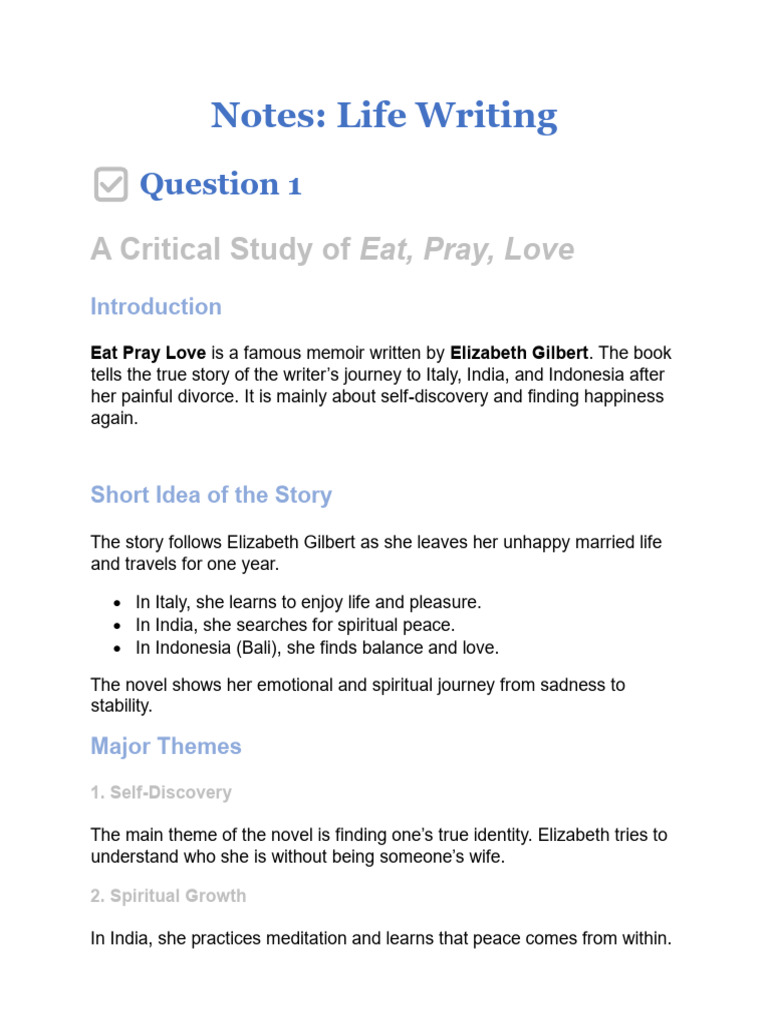 Finalz Lift Writing Notes | PDF | Love | Happiness
