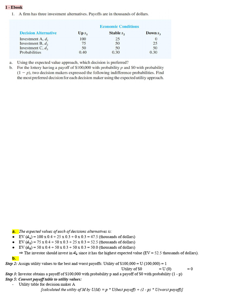Chap 4 | PDF | Mathematical And Quantitative Methods (Economics ...