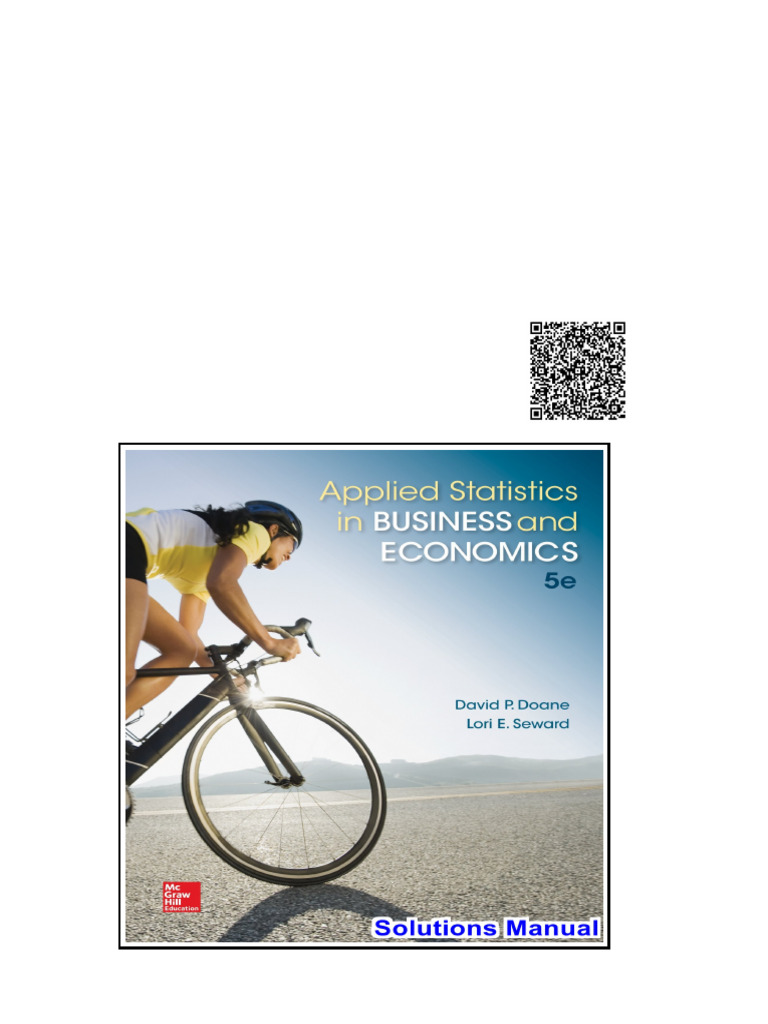 Applied Statistics in Business and Economics 5th Edition Doane ...