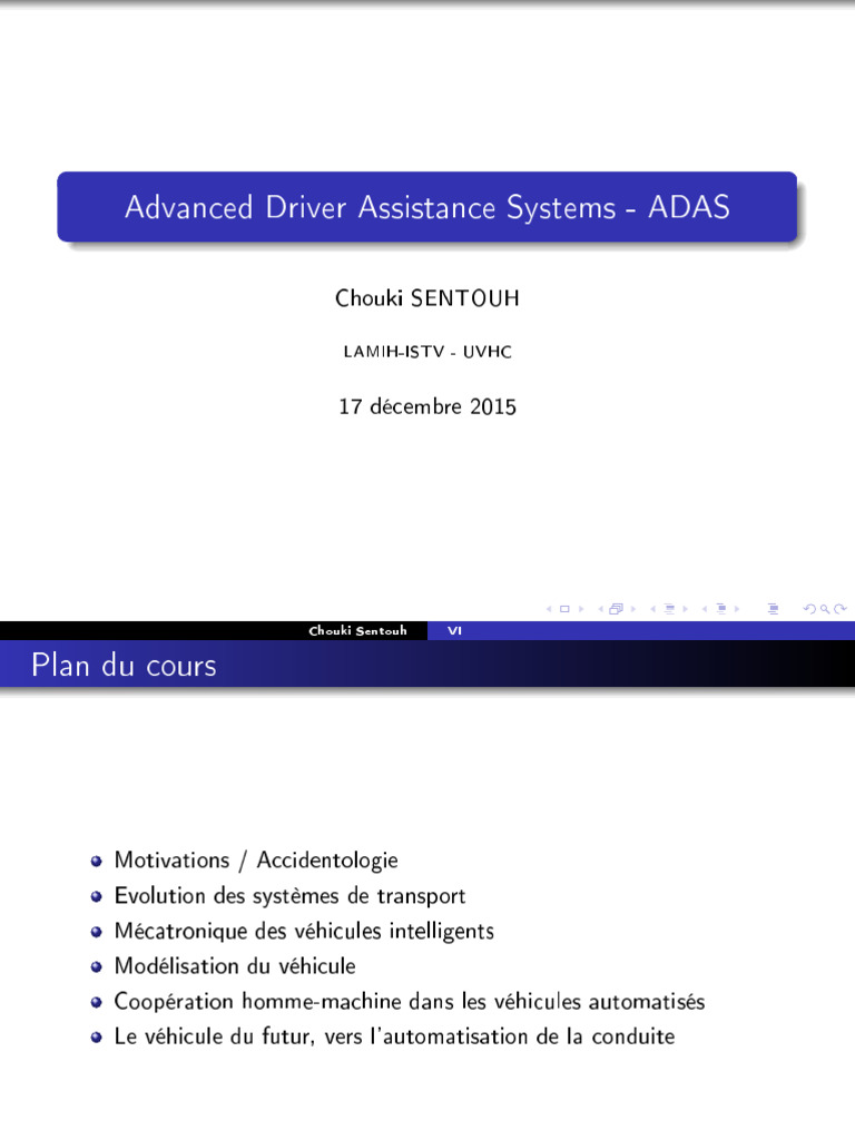Adas Part1 | PDF | Informatique | Véhicules