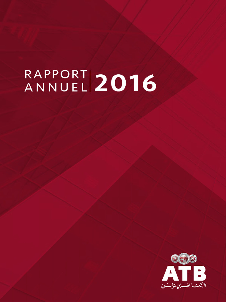ATB Rapport Annuel 2016 | PDF | Banques | Tunisie