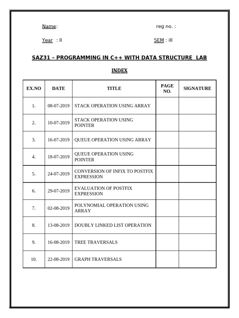 c Plus Plus Front Side | PDF | Algorithms And Data Structures ...