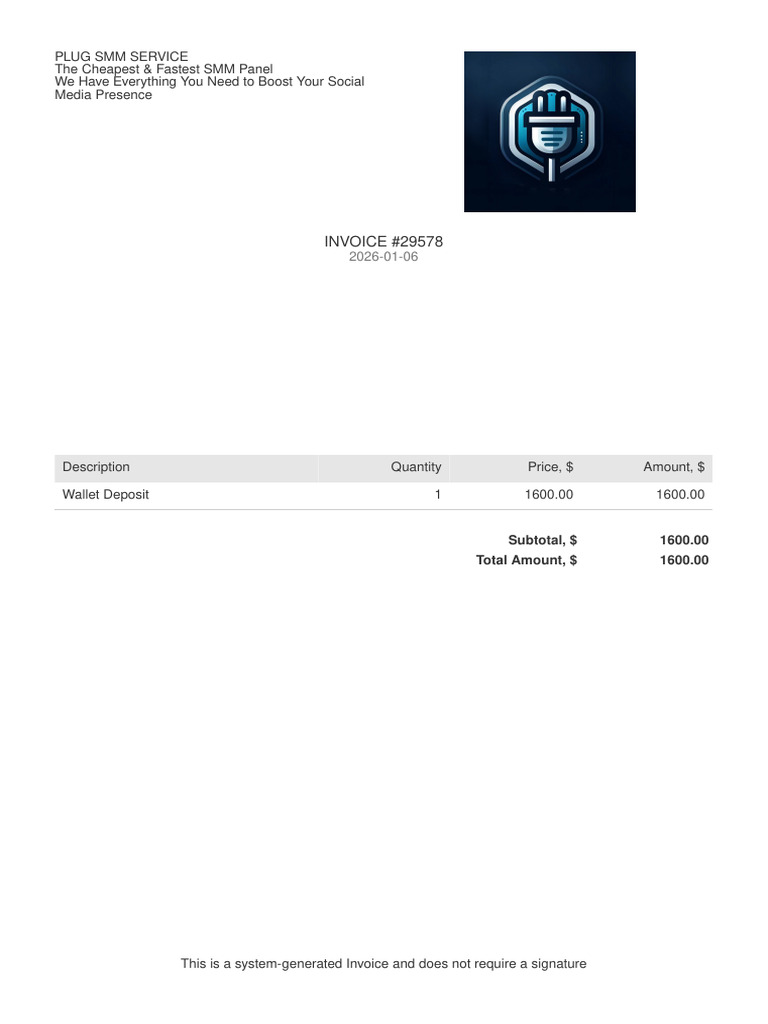 Invoice 29578 | PDF