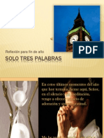 Solo Tres Palabras