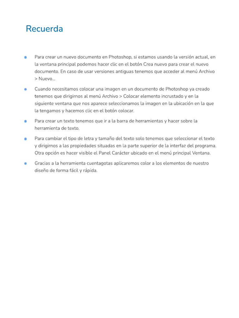 4 Recuerda | PDF