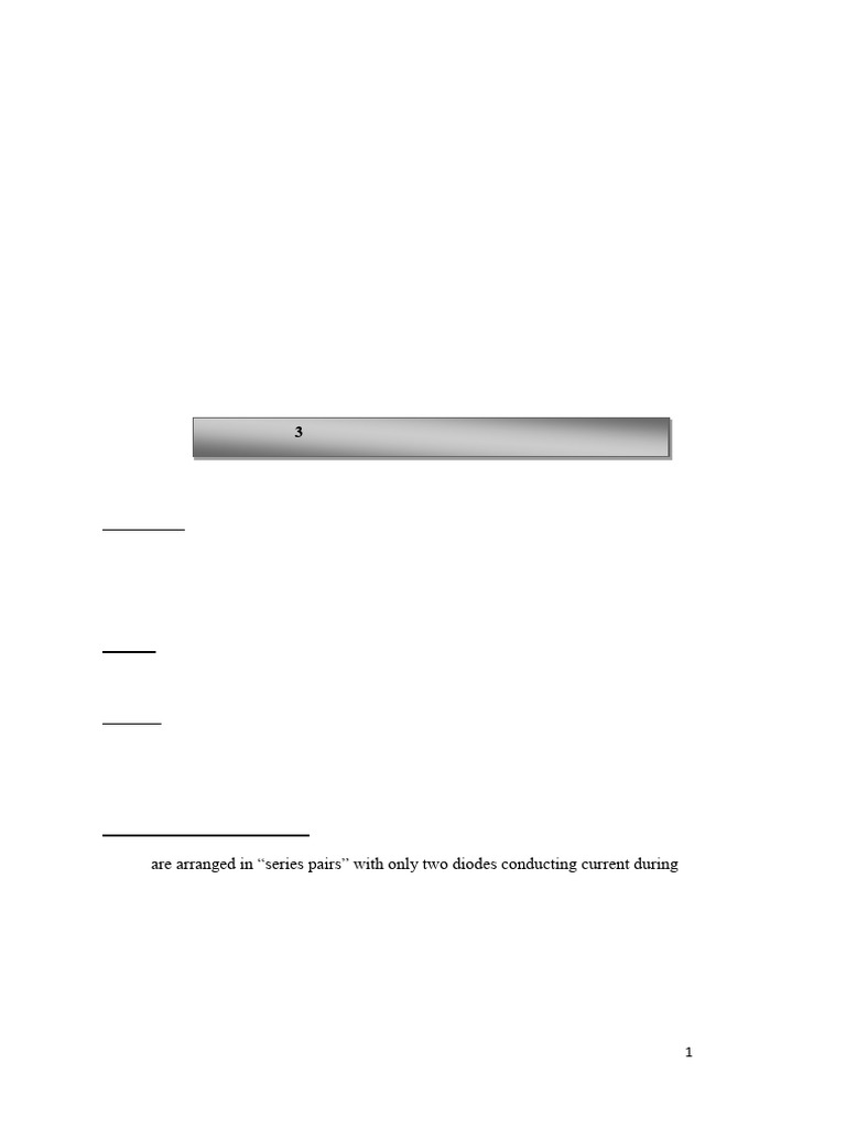 LAB 4&5 - Lab manual | PDF | Rectifier | Electromagnetism