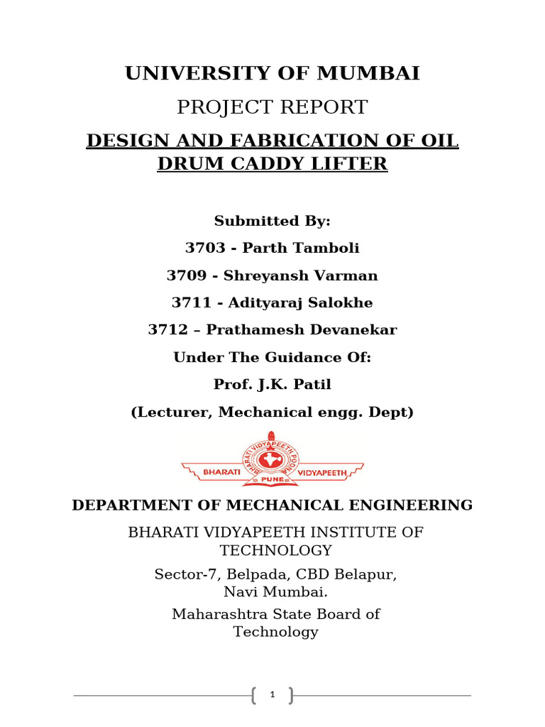 6th Sem Project Report | PDF | Ductility | Deformation (Engineering)