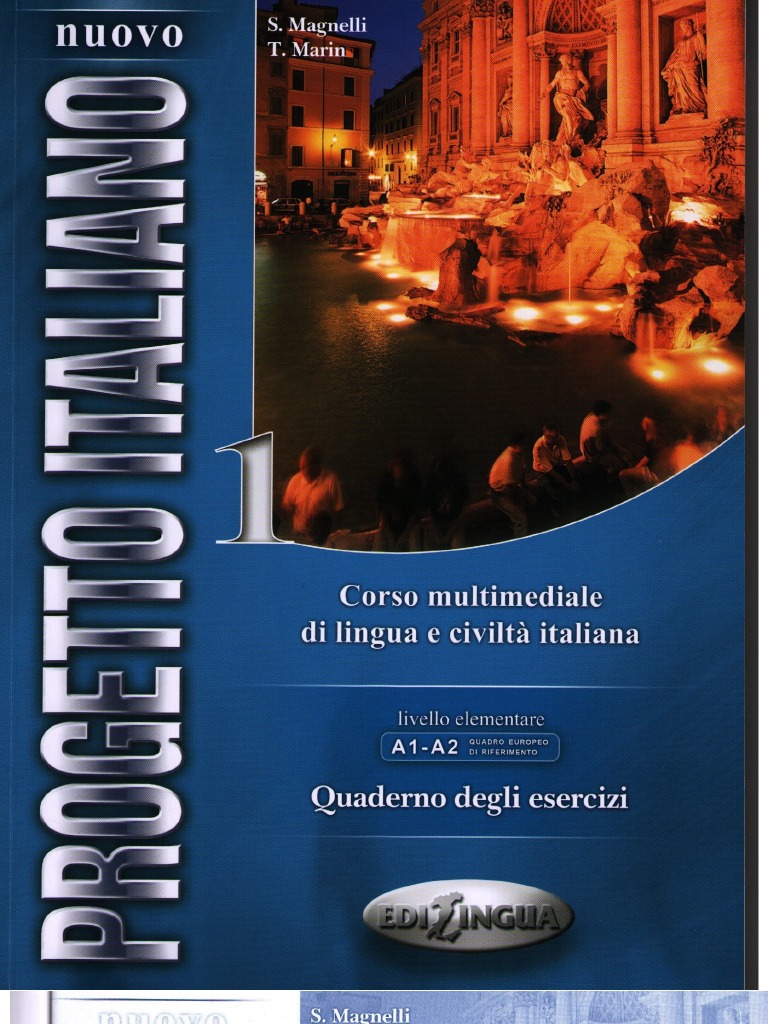 Progetto italiano 1 скачать бесплатно pdf 2017