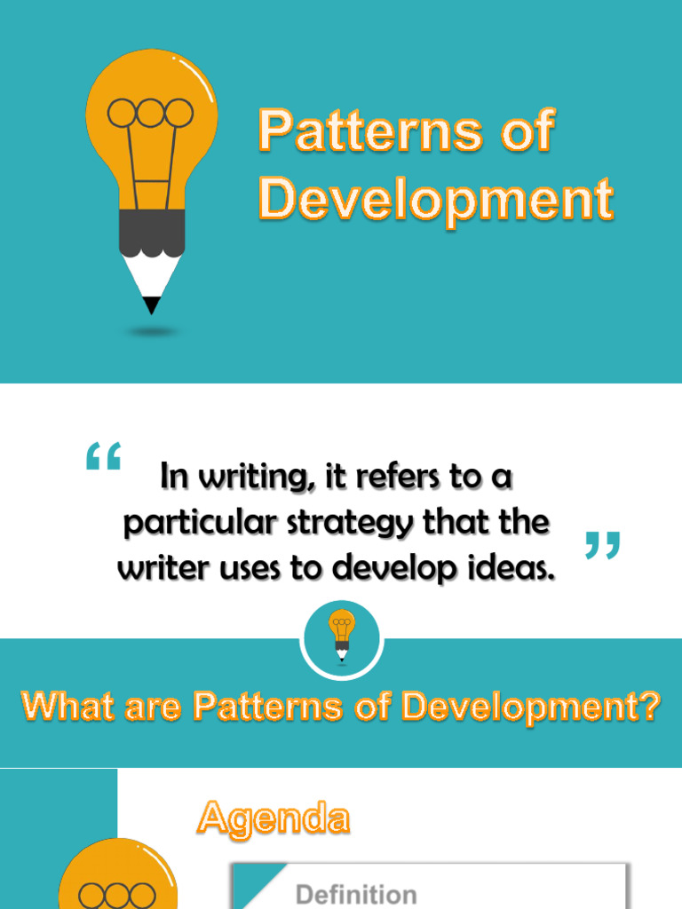 Patterns of Development | PDF | Argument | Narrative