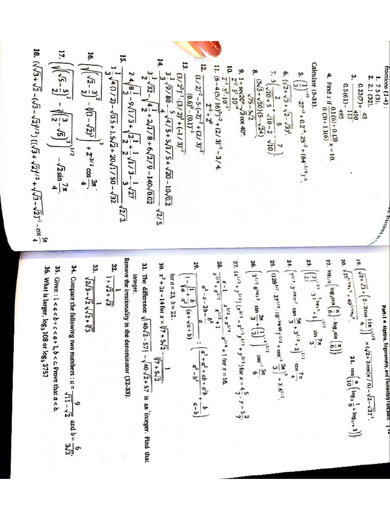 Simplification Questions | PDF
