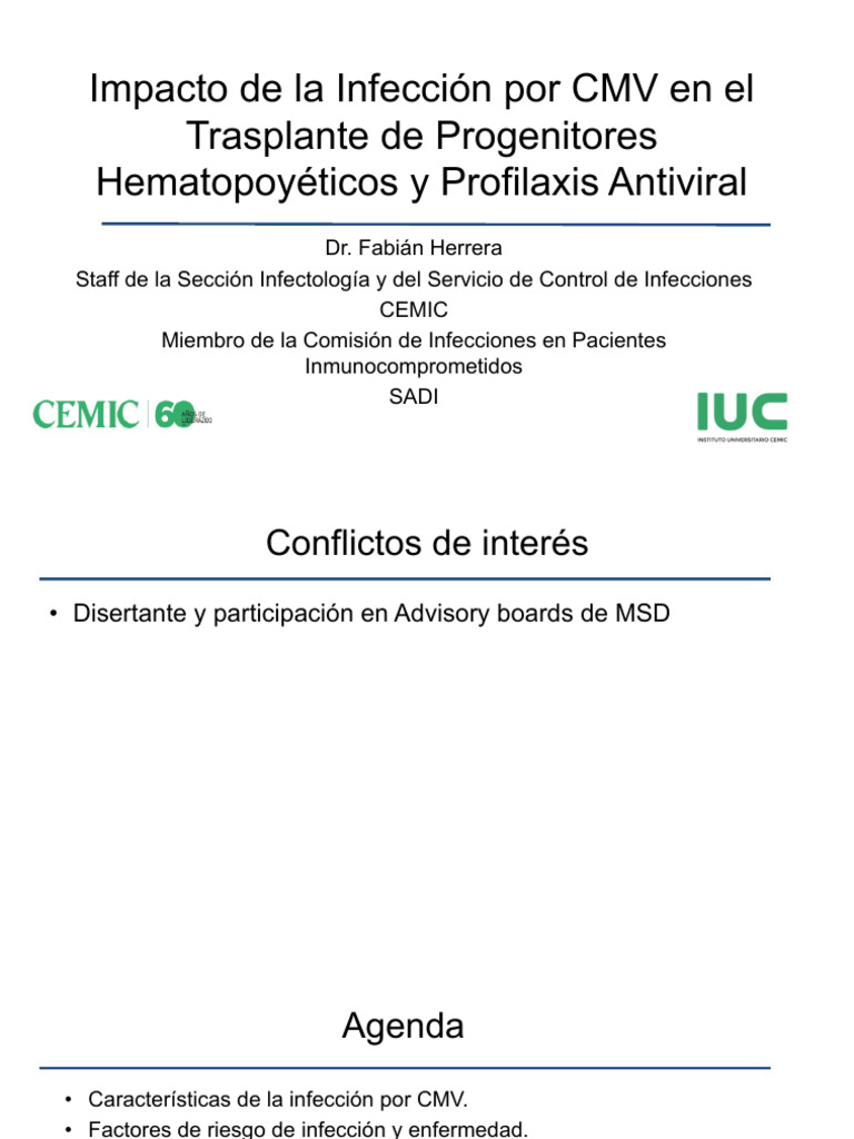 Cmv en Tcph. Sah 2021 | PDF | Interferón | Medicina CLINICA