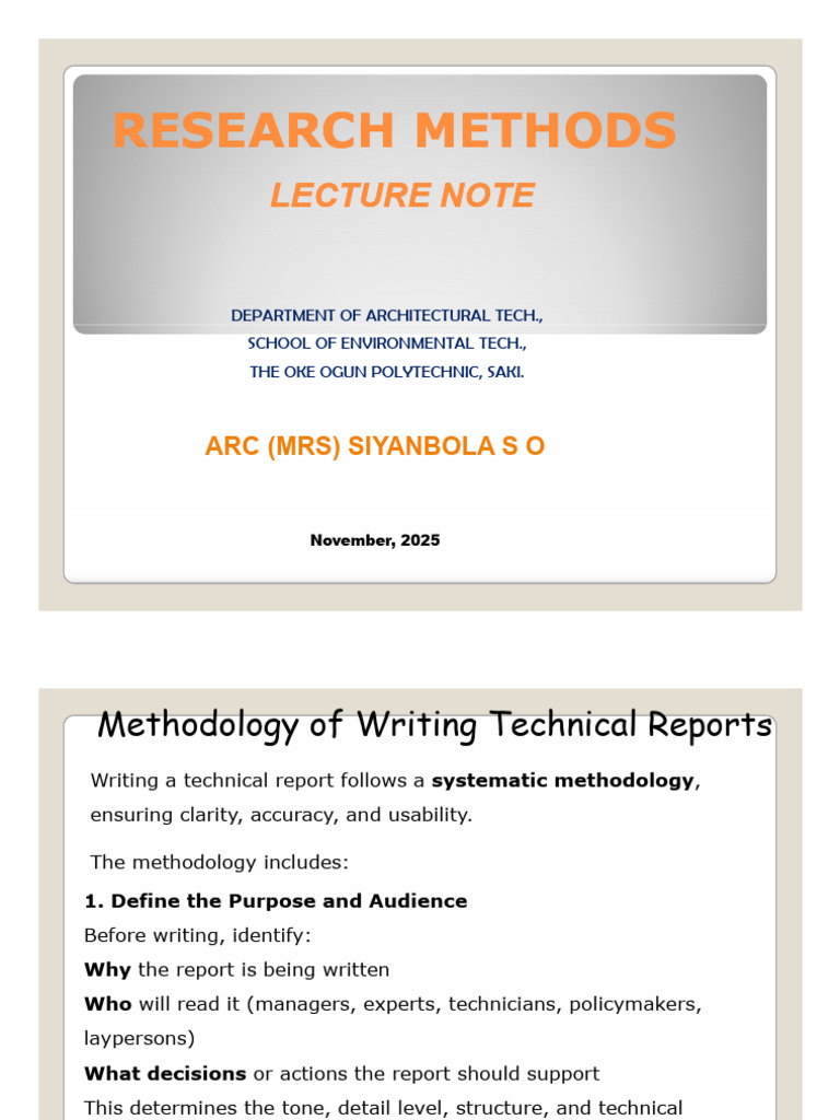 ARC 218 Lecture Note - PDF Methodology | PDF | Methodology | Accuracy ...