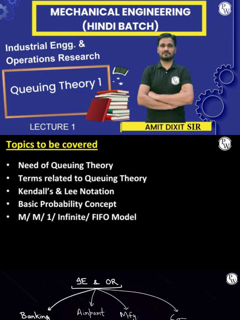 Queuing Theory 01 _ Class Notes __ | PDF