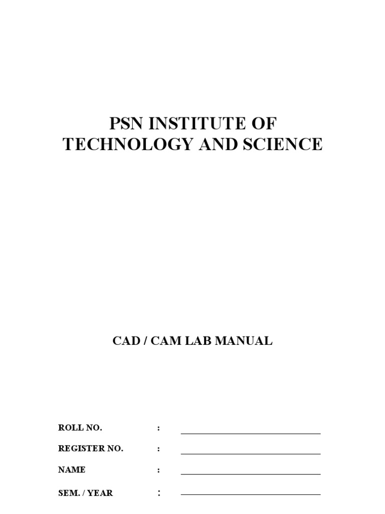CNC Mill Operations for CAD-CAM Lab | PDF | Numerical Control ...